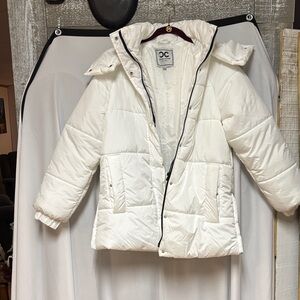 Culture Couture White Puffer Jacket